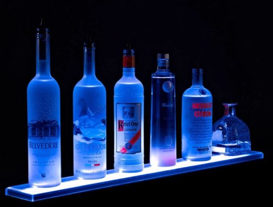 LED Liquor Display Shelf