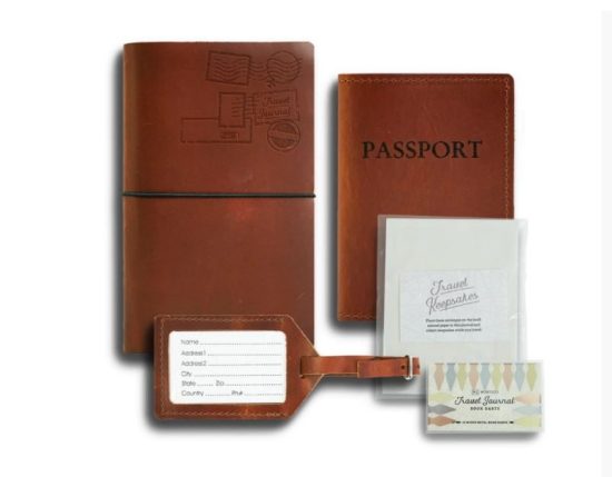 Travel Journal Gift Set