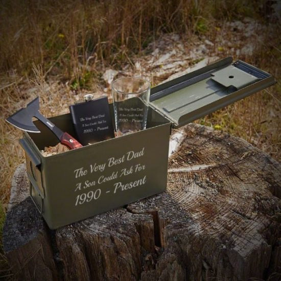 Engraved Variety Ammo Box Gift Set