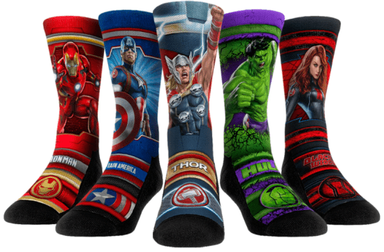 Rock Em Socks Avengers Socks