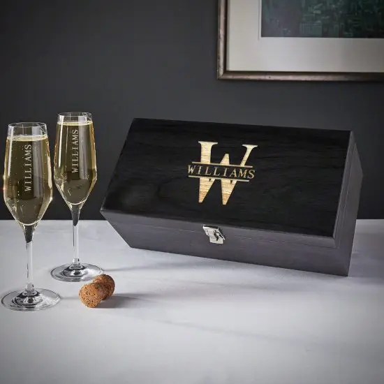 Personalized Champagne Gift Set