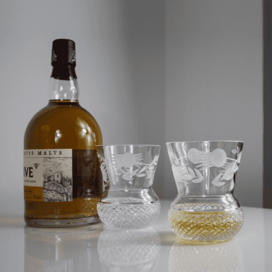 Thistle Scotch Glass Gift Set