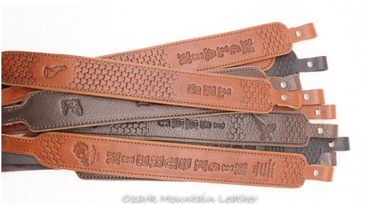 Embossed Leather Rifle Sling