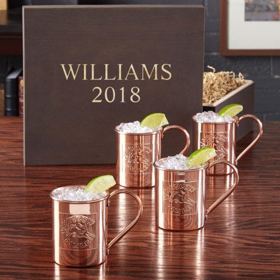 Personalized Moscow Mule Box Set of Country Wedding Gifts
