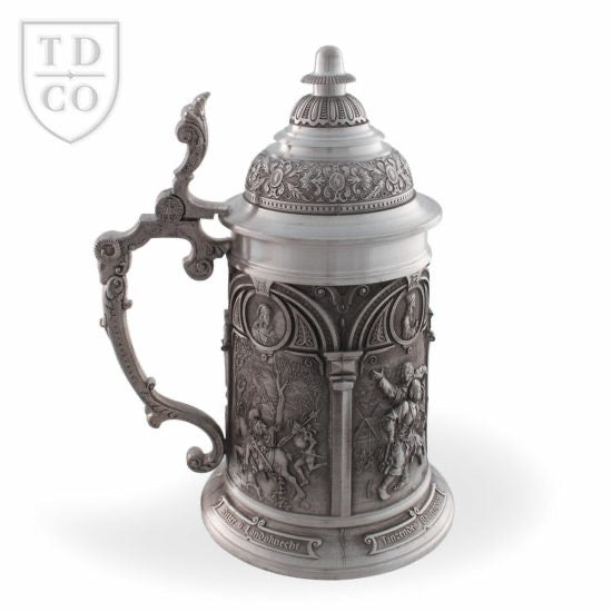 Ornate Pewter Beer Stein