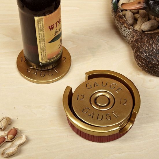 Shotgun Shell Coaster Set of Unique Country Gifts