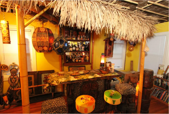 Indoor Tiki Bar