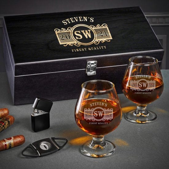 Custom Cognac Gift Basket