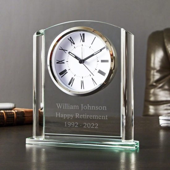 Acrylic 1st Anniversary Gift Idea is a Clock