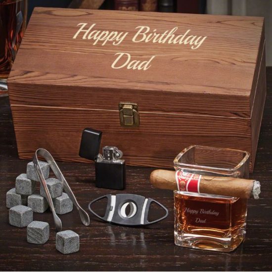 Custom Cigar Gift Set of 50th Birthday Gift Ideas