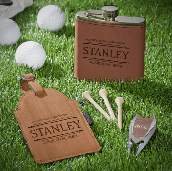 Personalized Golf 40th Birthday Gifts for Men