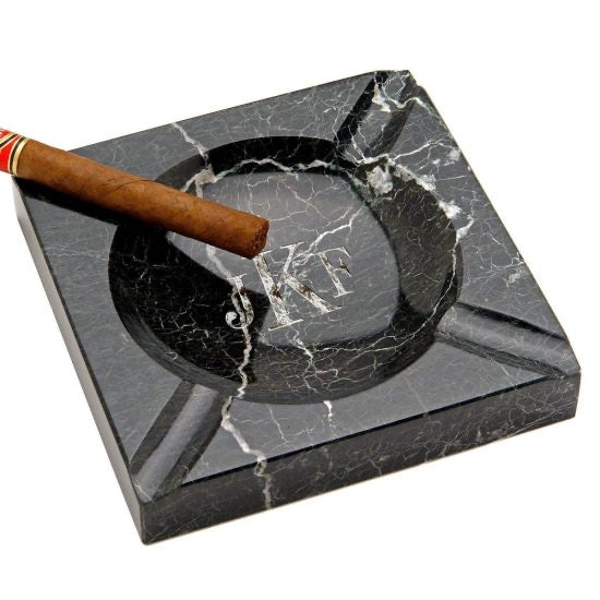 Monogrammed Marble Ashtray