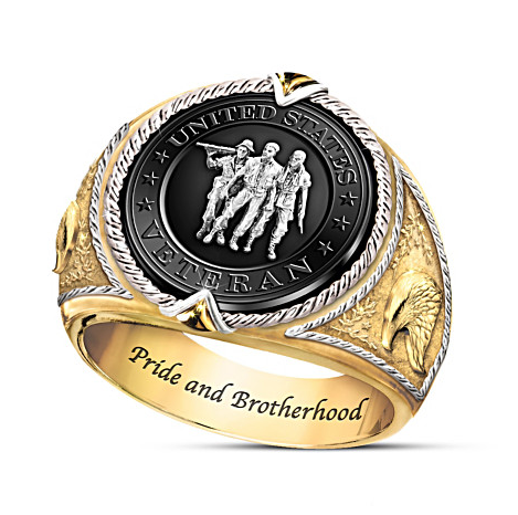 Bradford Exchange Veteran Ring