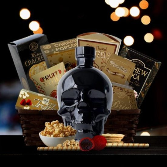 Skull Head Vodka Basket