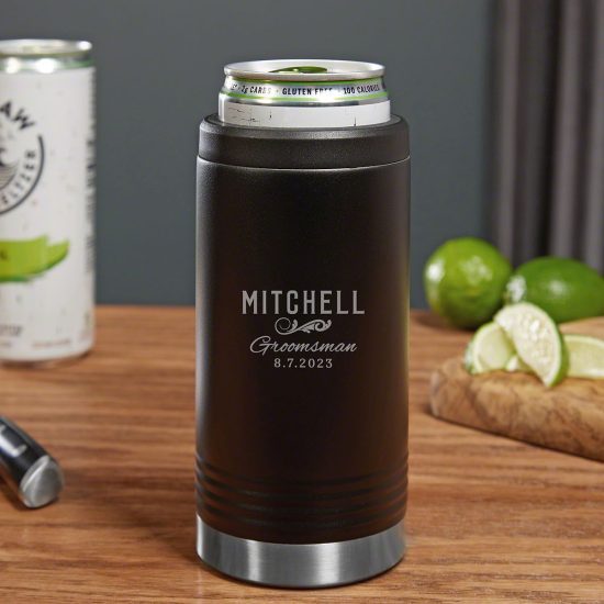 Personalized Groomsman Can Cooler