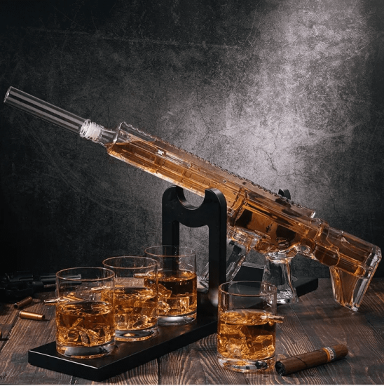 AR 15 Decanter Gift Set for Cops