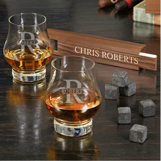 Personalized Kentucky Trail Bourbon Glasses