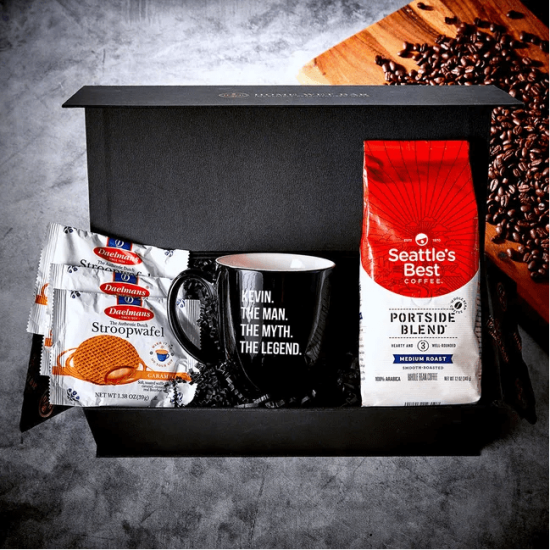 Personalized Coffee Mug Box Set