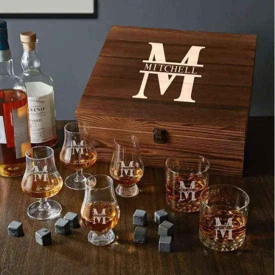 Personalized Tasting Whisky Glass Box Set