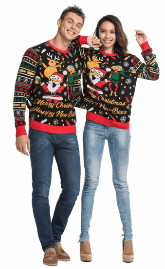 Ugly Sweaters are Newlywed Christmas Gifts