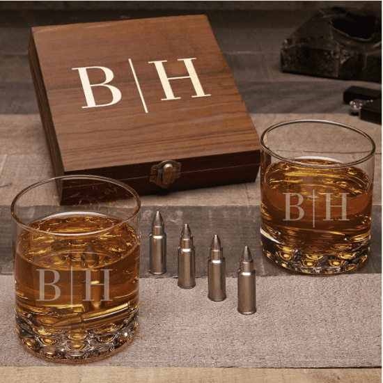 Bullet Whiskey Stone Fathers Day Gift