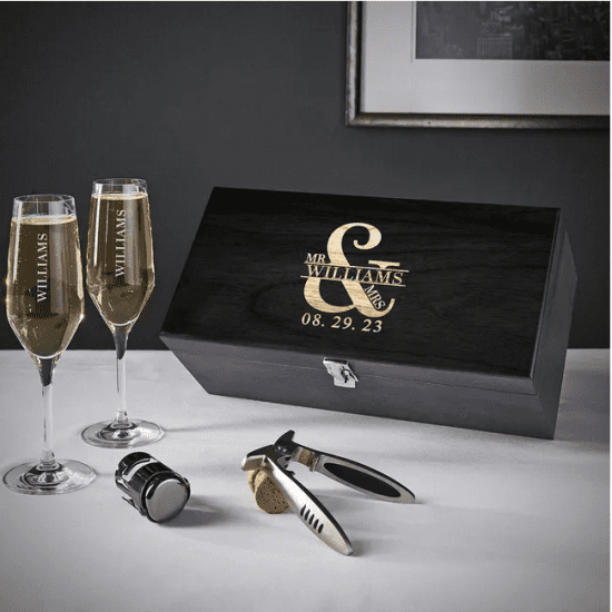 Personalized Champagne Gift Basket Ideas for Couples
