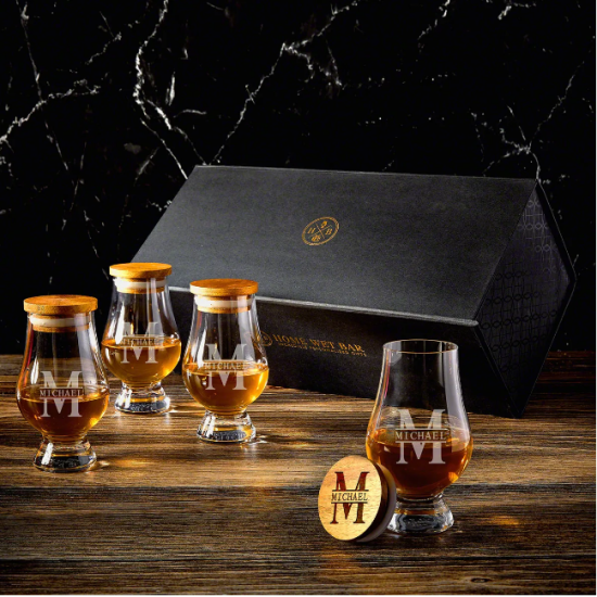 Engraved Decanter Box Set