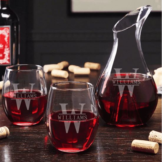 Wine Decanter and Glasses Set