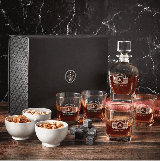Luxury Whiskey Decanter and Glass Set
