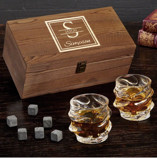 Unique Whiskey Glass Box Set