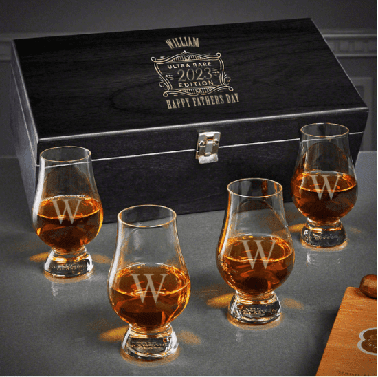 Custom Glencairn Whiskey Gift Set