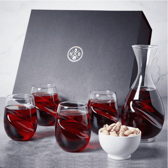 Luxury Wine Decanter and Glass Box Set