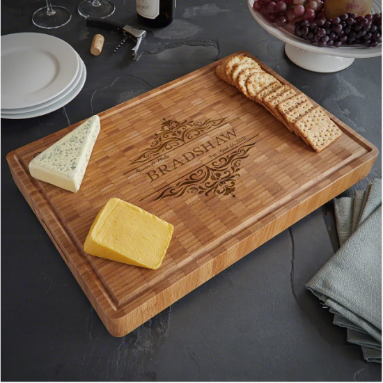 Engraved Bamboo Cutting Board