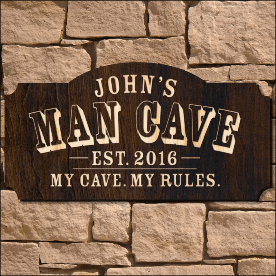 Man Cave Signs are  Birthday Ideas for Him