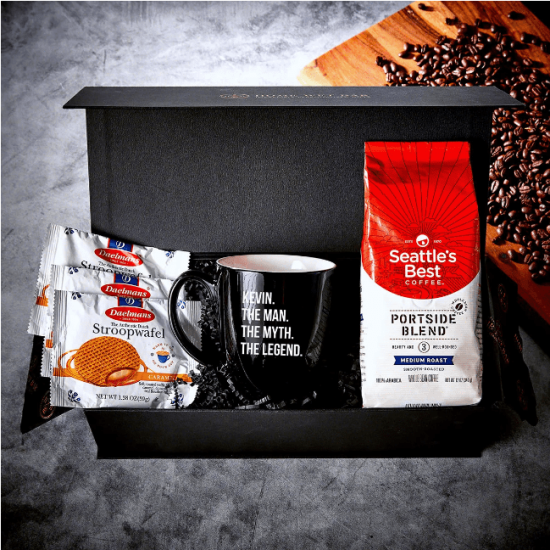 Personalized Coffee Gift Basket