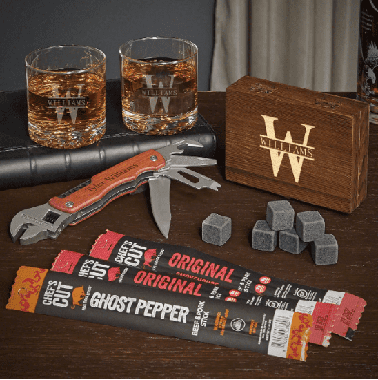 Personalized Whiskey Executive Gifts Set