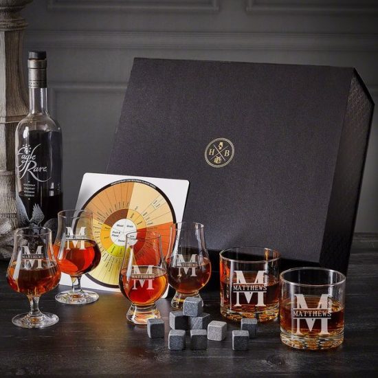Whiskey Tasting Set of Retirement Gifts for Men
