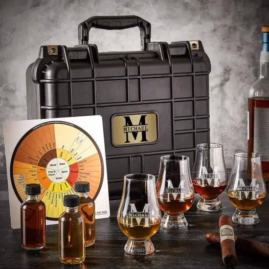 Glencairn and Case Travel Bourbon Gift