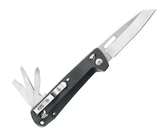 Leatherman Free K2 knife fanned out