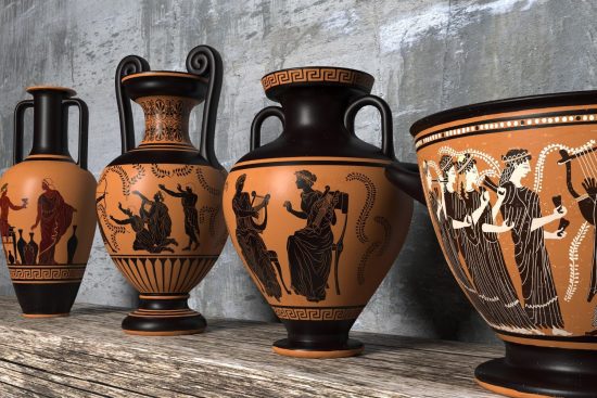 ancient greek wine vases