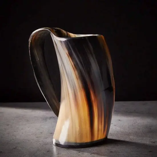 Viking style horn mug gift item