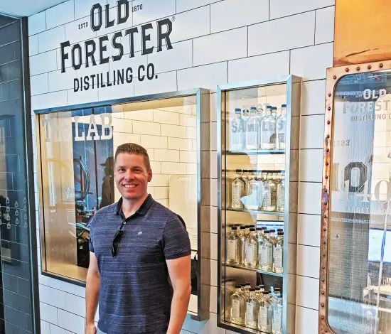 Keith bourbon tasting at Old Forester Distillery