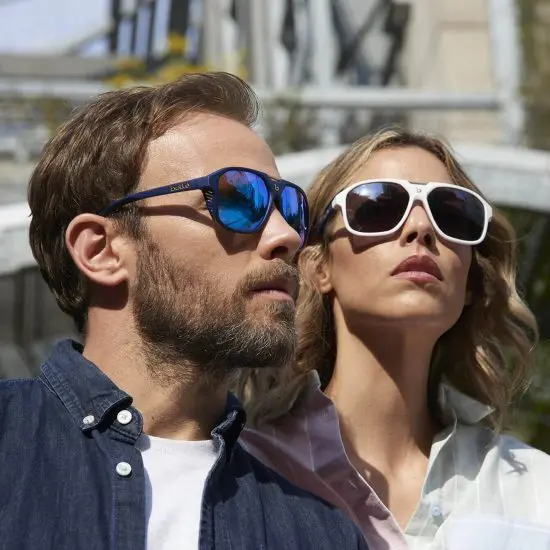 Man and women wearing Bolle sunglasses