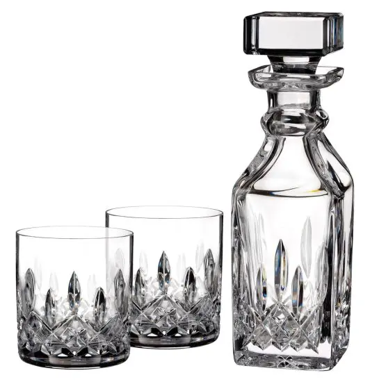 Nordstrom crystal whiskey decanter set