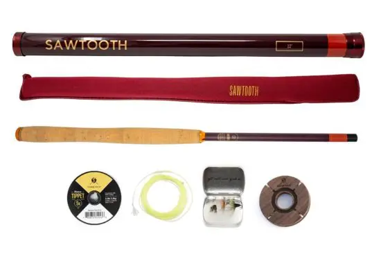 Sawtooth fly fishing rod kit