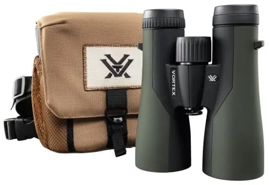 Vortex Crossfire HD Binoculars with travel pack