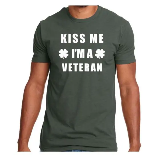 Kiss Me I'm a Military Veteran T-Shirt