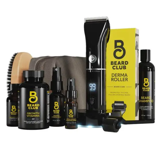 Ultimate badass beard trimmer and growth kit