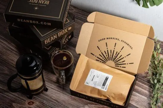 Bean Box monthly coffee club subscription box