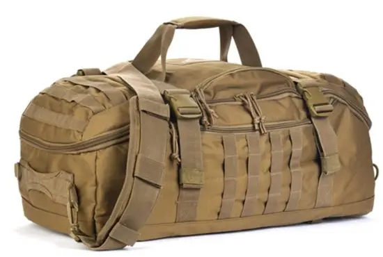 Military retirement travel duffle bag